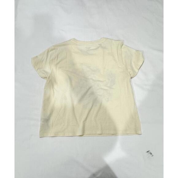 American Eagle Cream Oversized Halloween Skeleton Graphic T-Shirt- Size Large - Picture 5 of 9